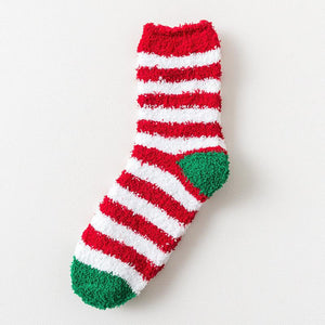 Frauen Weihnachten Plüsch Socken