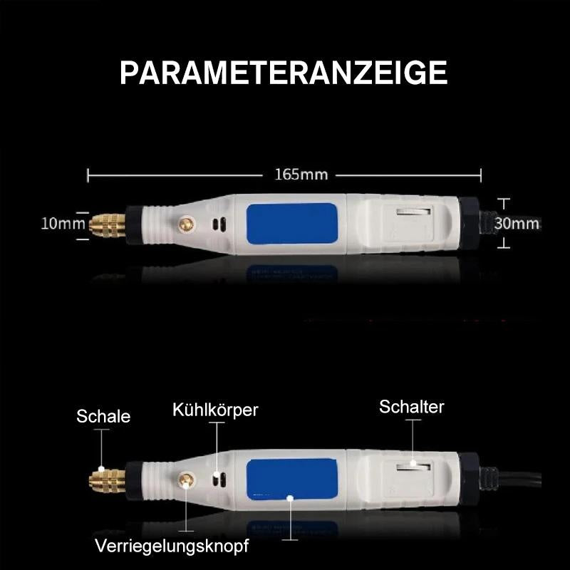 Elektrisch verstellbarer Schleifstift