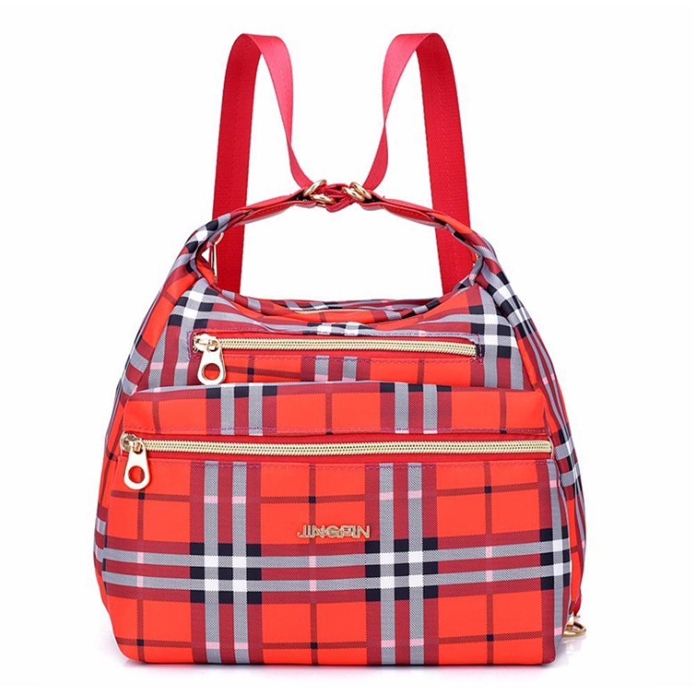 Tasche mit doppelten Reißverschlüsse, Rucksack, Handtasche und Umhängetasche