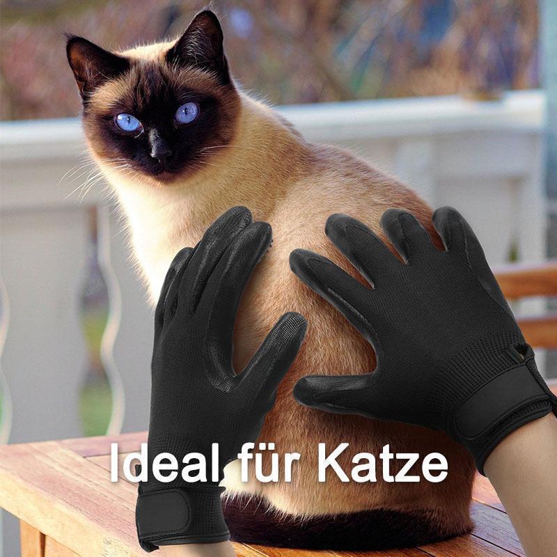 Fellpflege-Handschuh für Pferde, Hunde und Katzen (1 Paar)