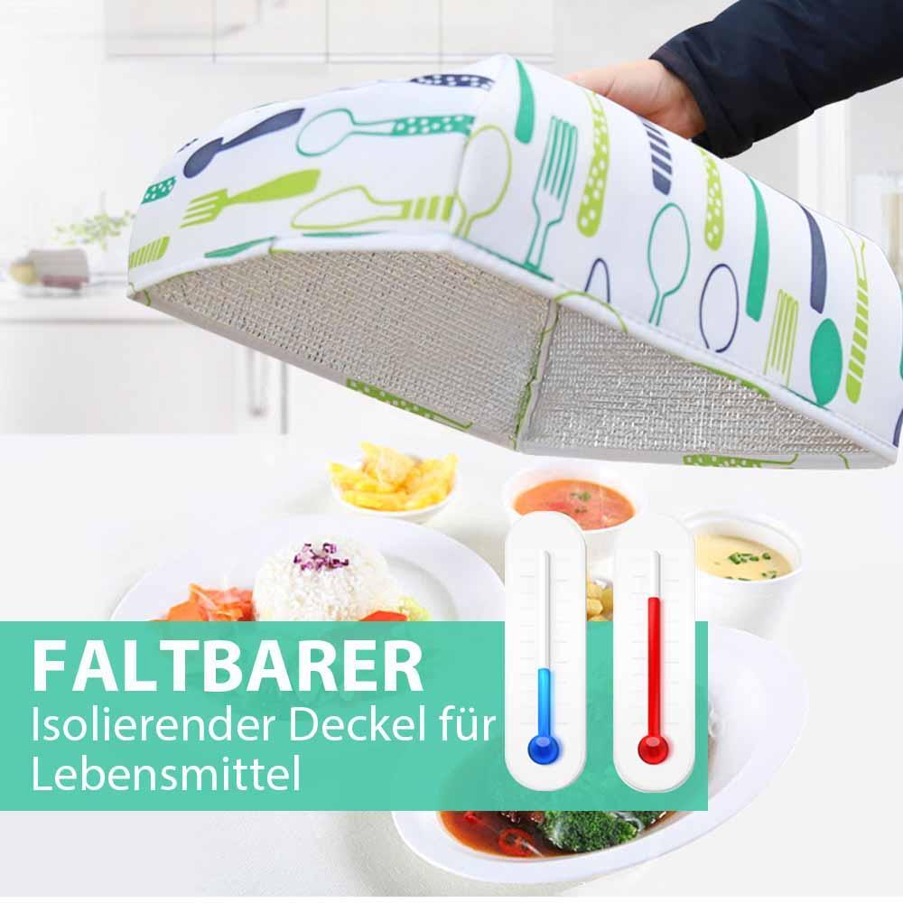 Faltbarer Wärmehaltungsdeckel für Lebensmittel