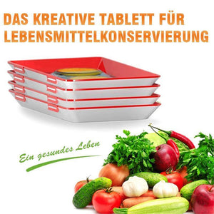 Das kreative Tablett für Lebensmittelkonservierung