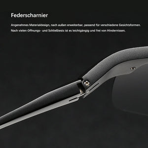 Sportsonnenbrille aus Aluminium und Magnesium