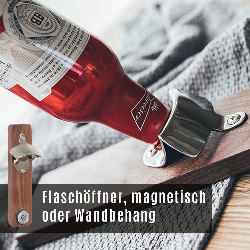 Interessanter Flaschöffner, magnetisch oder Wandbehang