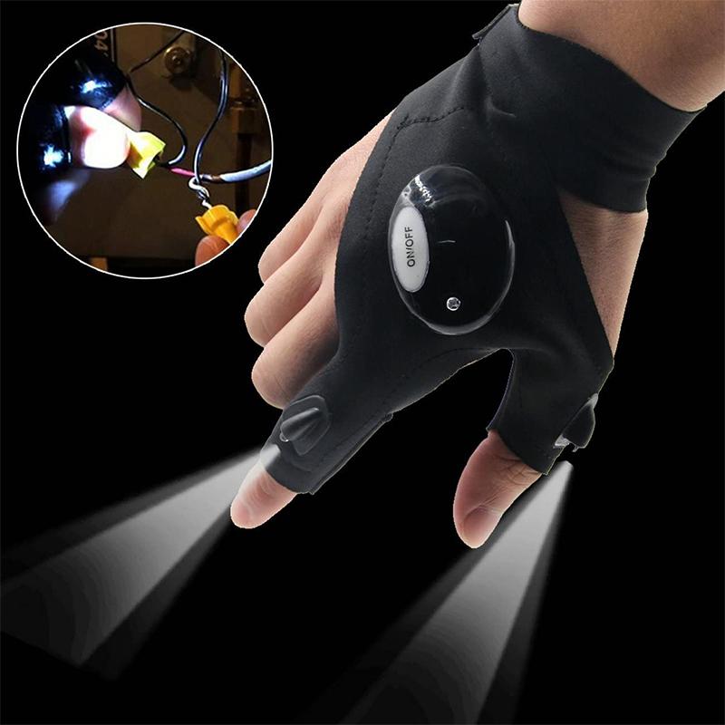 LED-Handschuhe mit wasserdichter Beleuchtung