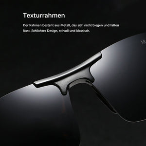 Sportsonnenbrille aus Aluminium und Magnesium