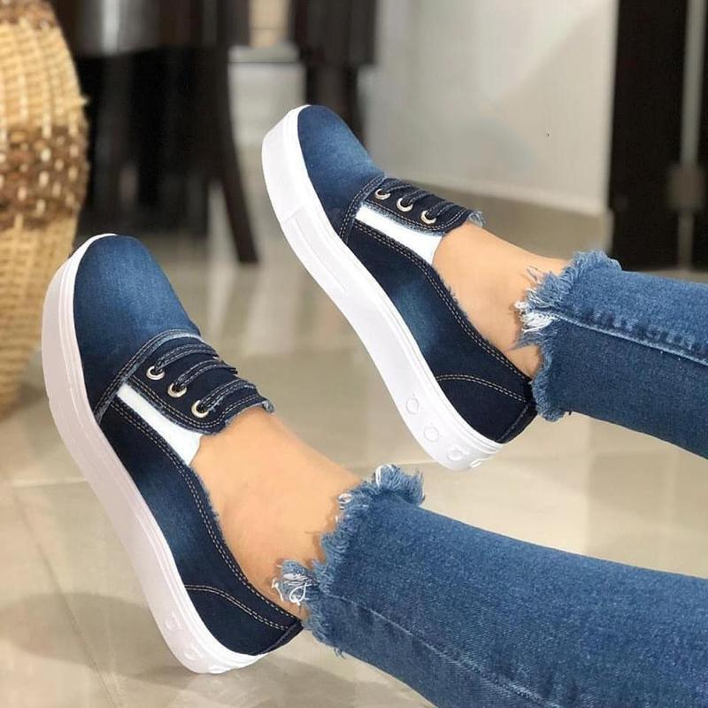 Frauen Casual Canvas Sneaker Schuhe