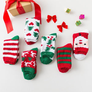 Frauen Weihnachten Plüsch Socken