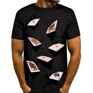 3D-Druckspielkarten T-shirt