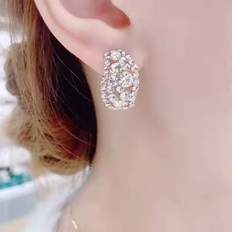 Voll-Diamant Ohrringe