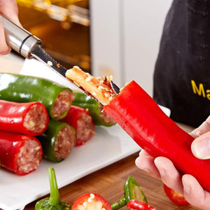 (🌲Early Christmas Sale- SAVE 48% OFF)🤩Stainless Steel Chili Corer Peppers Seed Remover✂