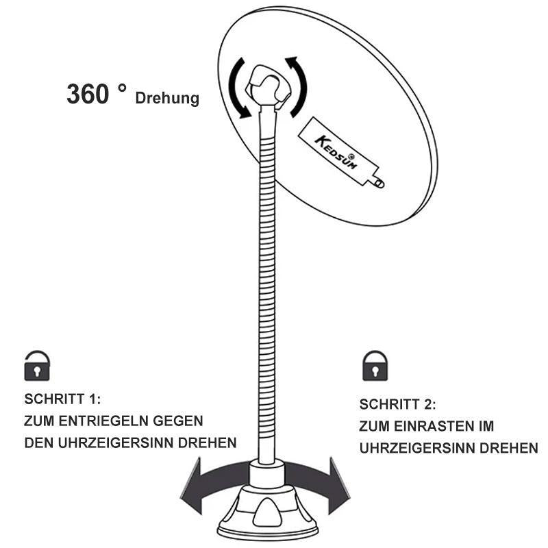 Vergrößerun-Schminkspiegel mit Licht geeignet für Schminken mit hoher Genauigkeit