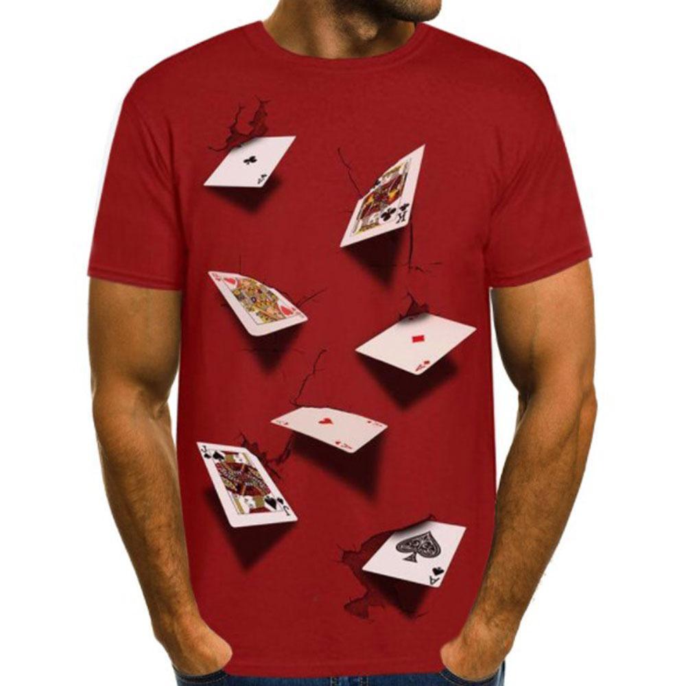 3D-Druckspielkarten T-shirt