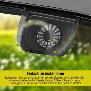 Sonnenenergie-getriebene Ventilator für das Auto