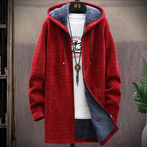 Kapuzenjacke Aus Fleece