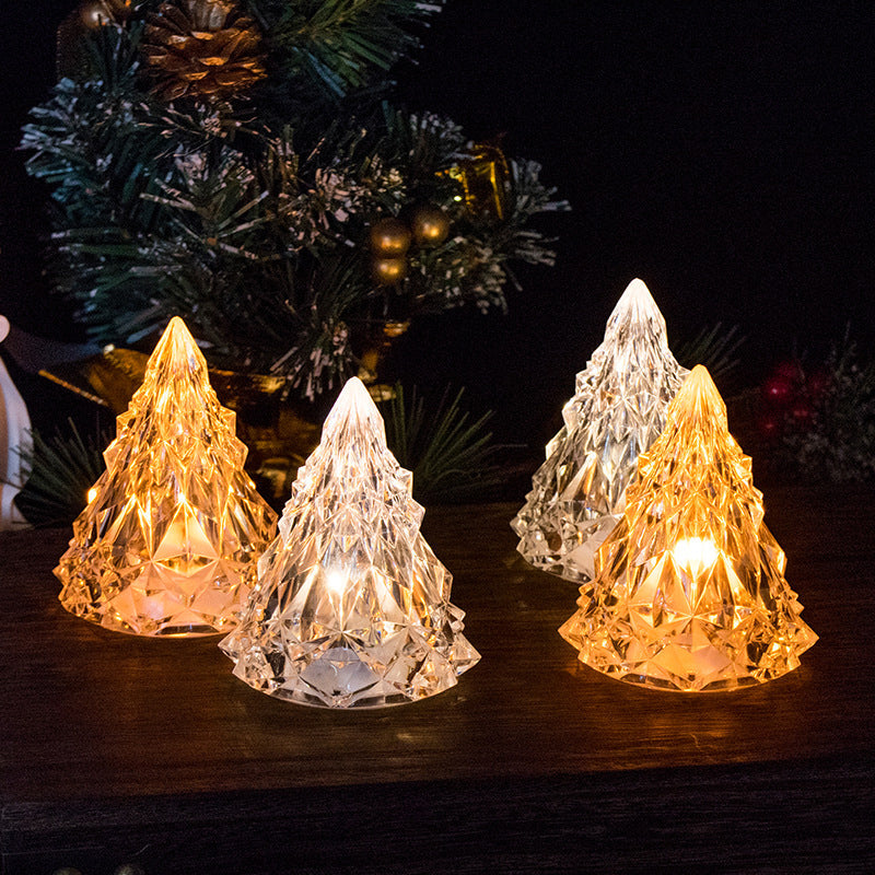 🎄Mini LED Kristall Weihnachtsbaum Nachtlicht🎁