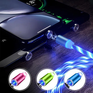 LED Magnetic 3 in 1 USB Ladekabel