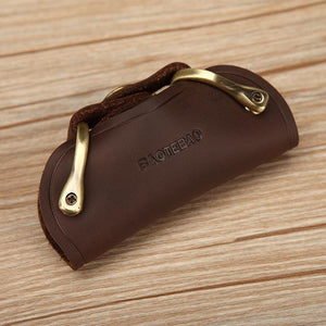 Schlüsselanhänger Lederhalter Tasche