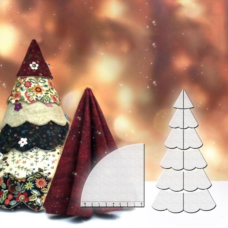 🎄Handgemachtes Acryl Weihnachtsbaum Patchwork Set