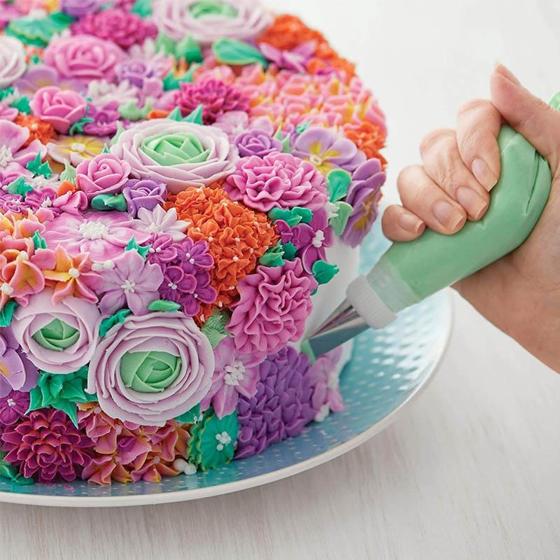 Blütenblatt Spritztüllen 5- Set für Kuchen