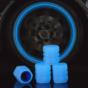 🏍Universelle fluoreszierende Reifenventilkappen