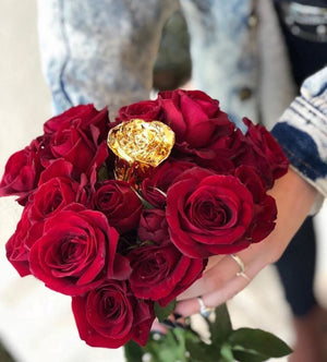 24 Karat Gold Rose