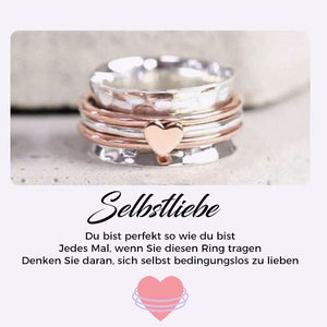 Selbstliebe Spinner Herzring