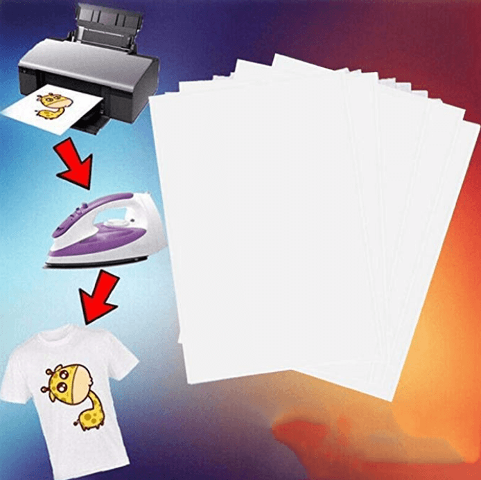 Basteln Transferpapier für Inkjetdrucker（5 Blätter）